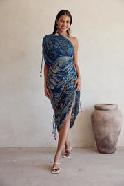 Azure Sari Dress