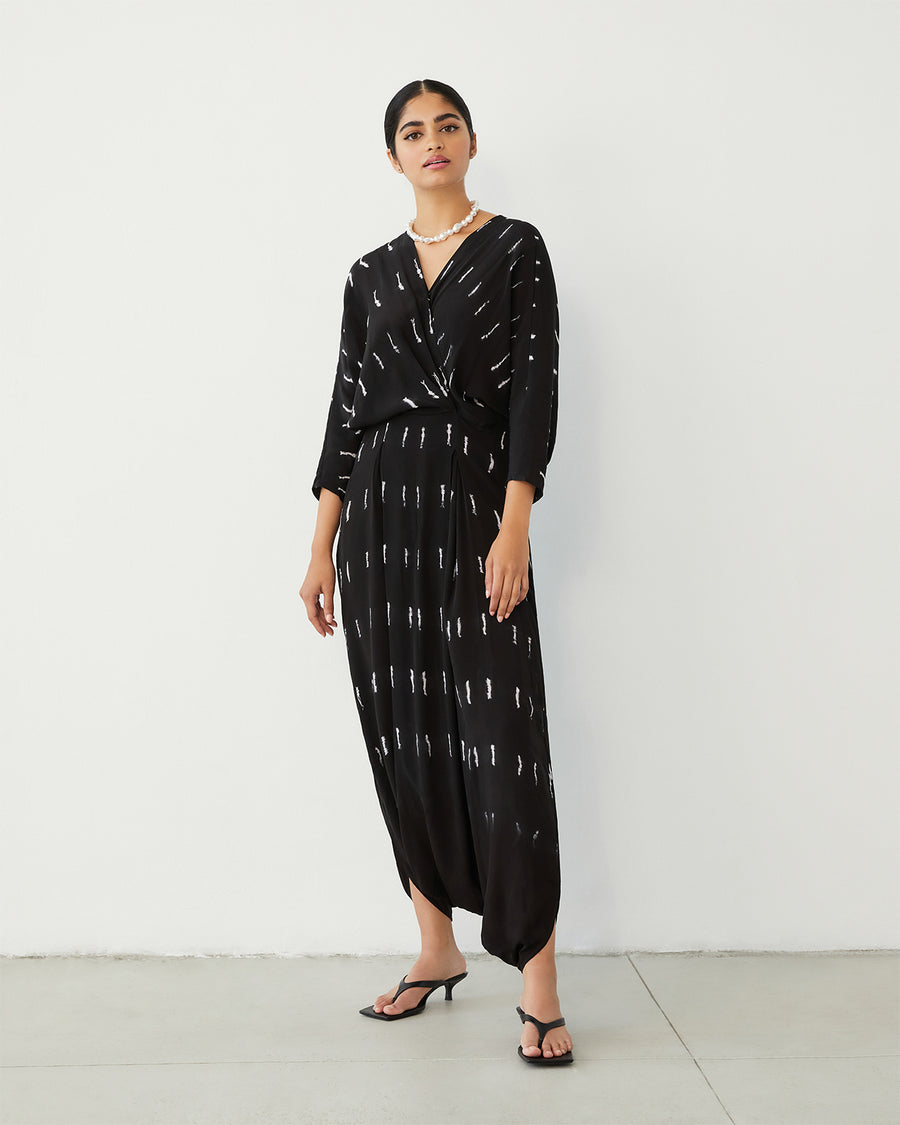 RAINDROP SHIBORI JUMPSUIT